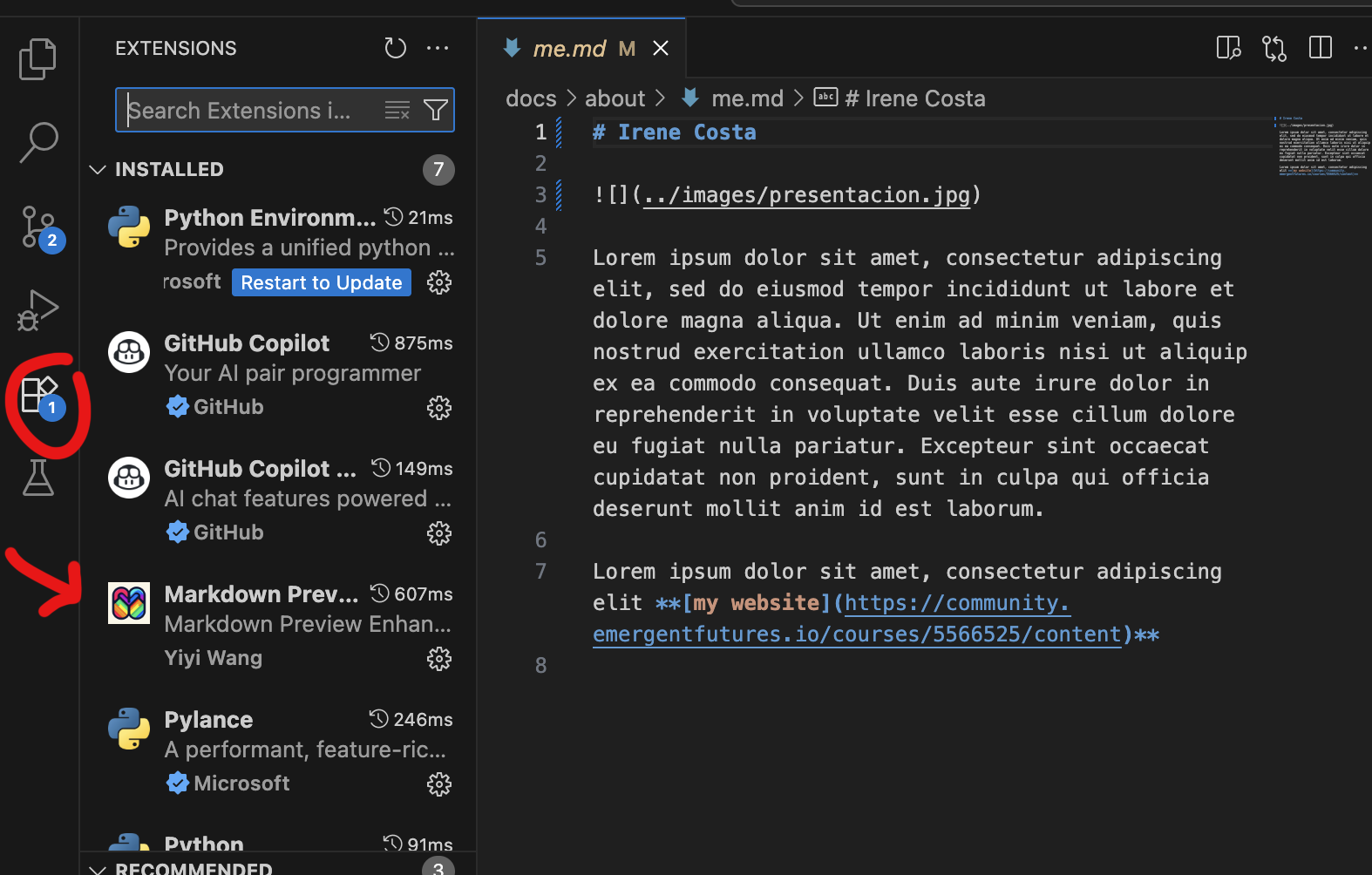 instalar_Markdown